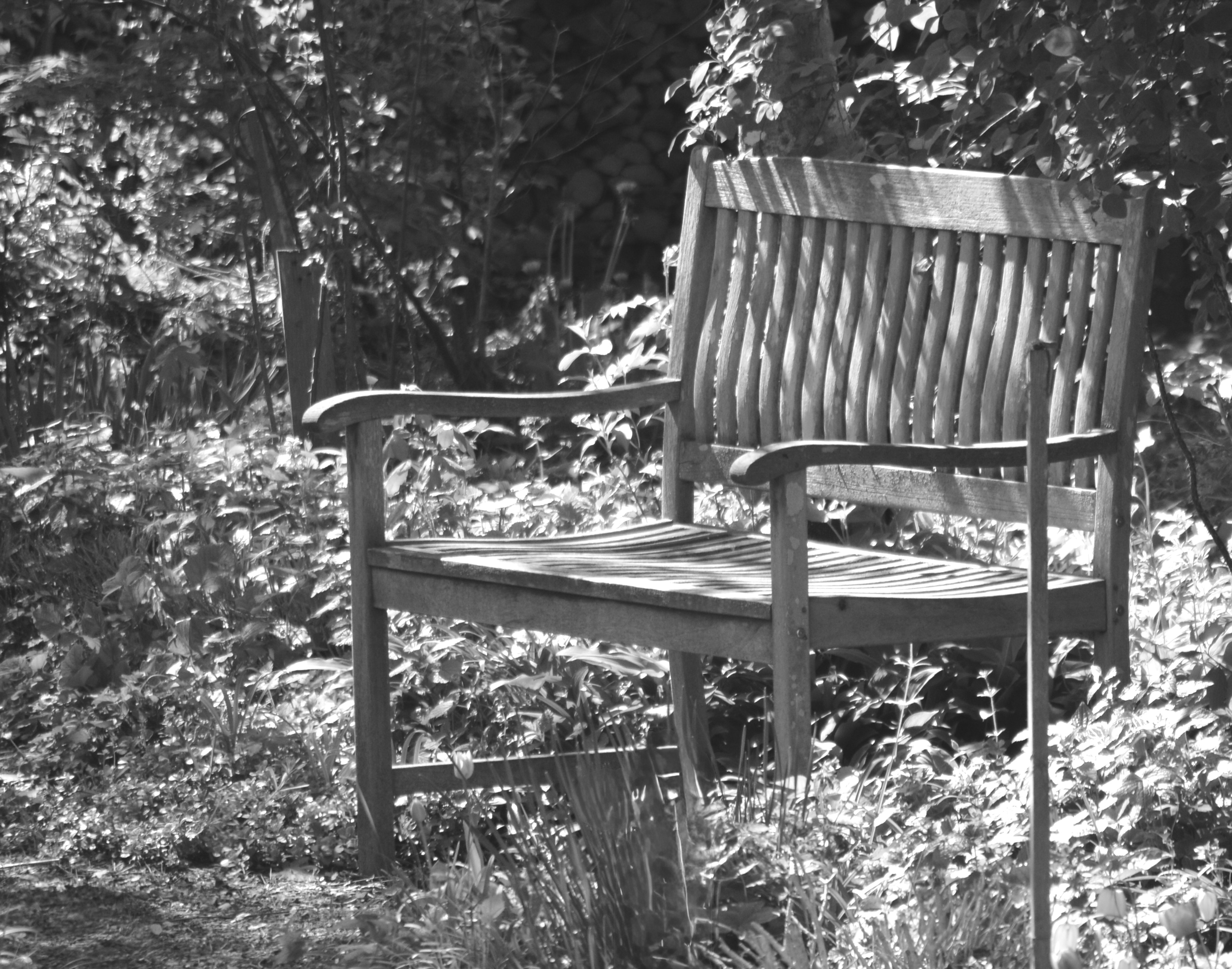 Gedanken über meine alte Gartenbank